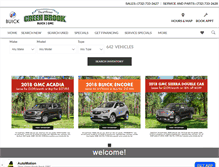 Tablet Screenshot of greenbrookauto.com